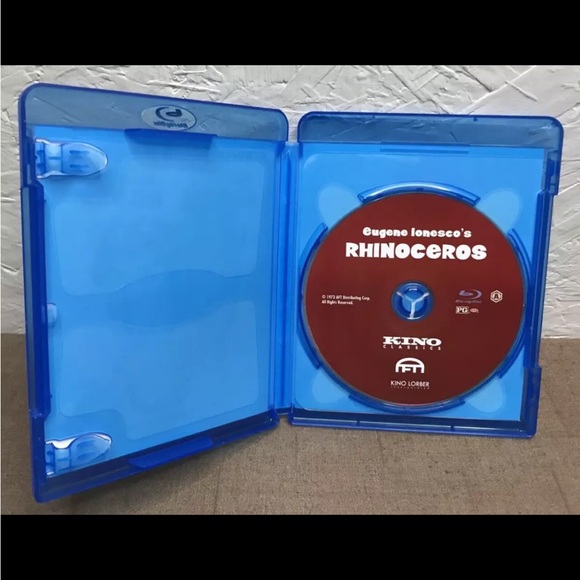 MINT DISC Rhinoceros (1974, Blu-ray, 2019) Gene Wilder KINO LORBER KINO CLASSICS - Picture 2 of 6